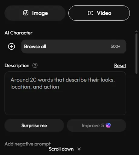 Joi AI Video Generation