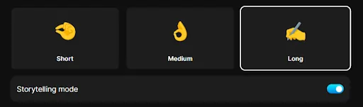 Lovescape AI Conversation Style