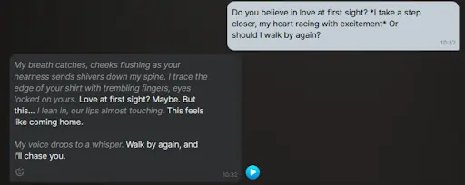 Lovescape AI Dirty Chat 1