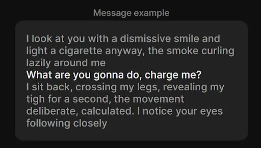 Lovescape AI Message