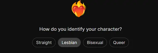 Lovescape AI Sexual Orientation