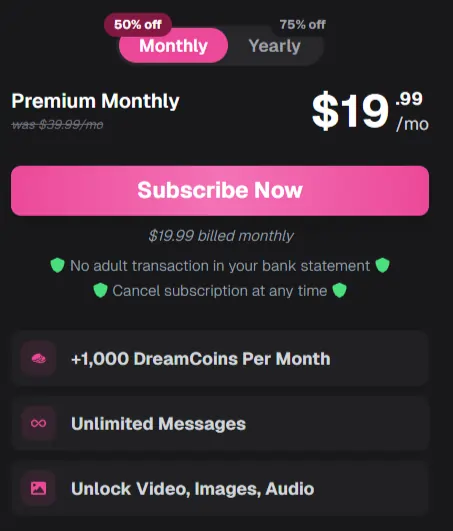 OurDream AI Monthly Premium